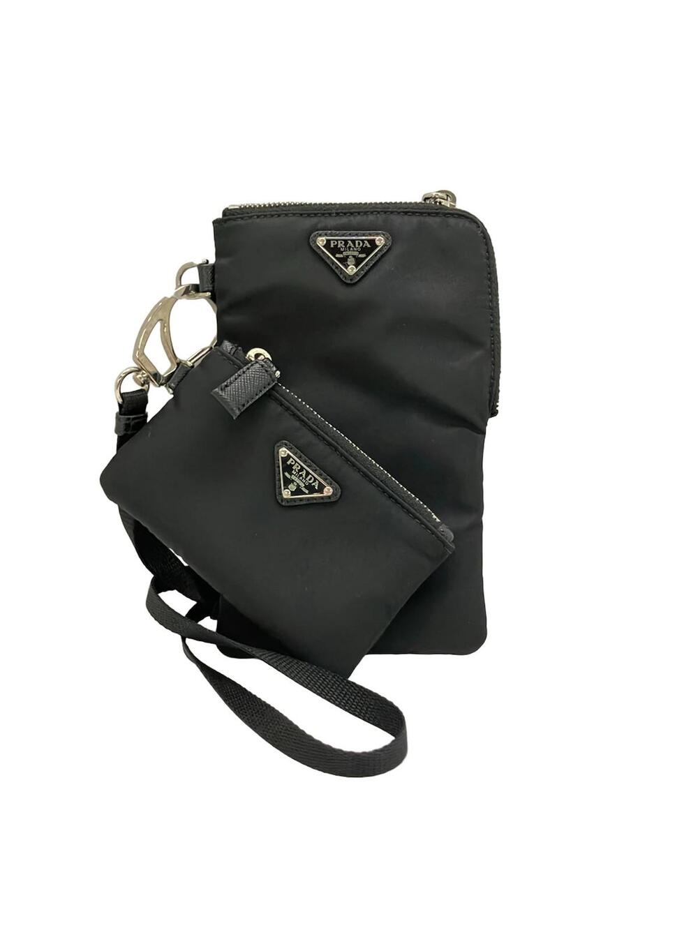 Prada Black Nylon Shoulder Bag #347494P81B
